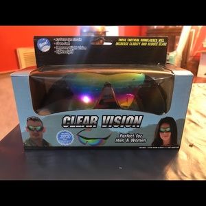 Clear vision glasses
